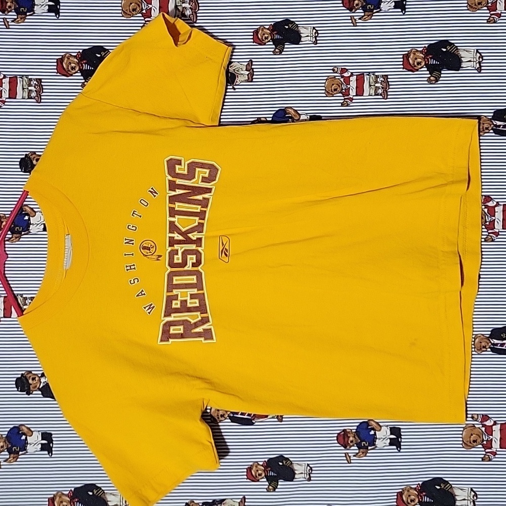 Kids Vintage Washington Redskins NFL T-shirt Reebok Made In Usa Medium